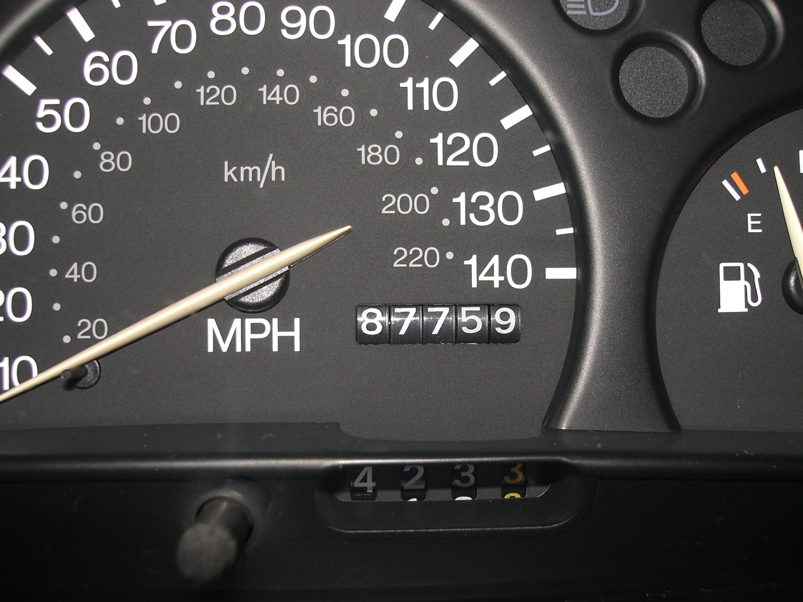 Speedometer of Ford Fiesta 1.3 1997