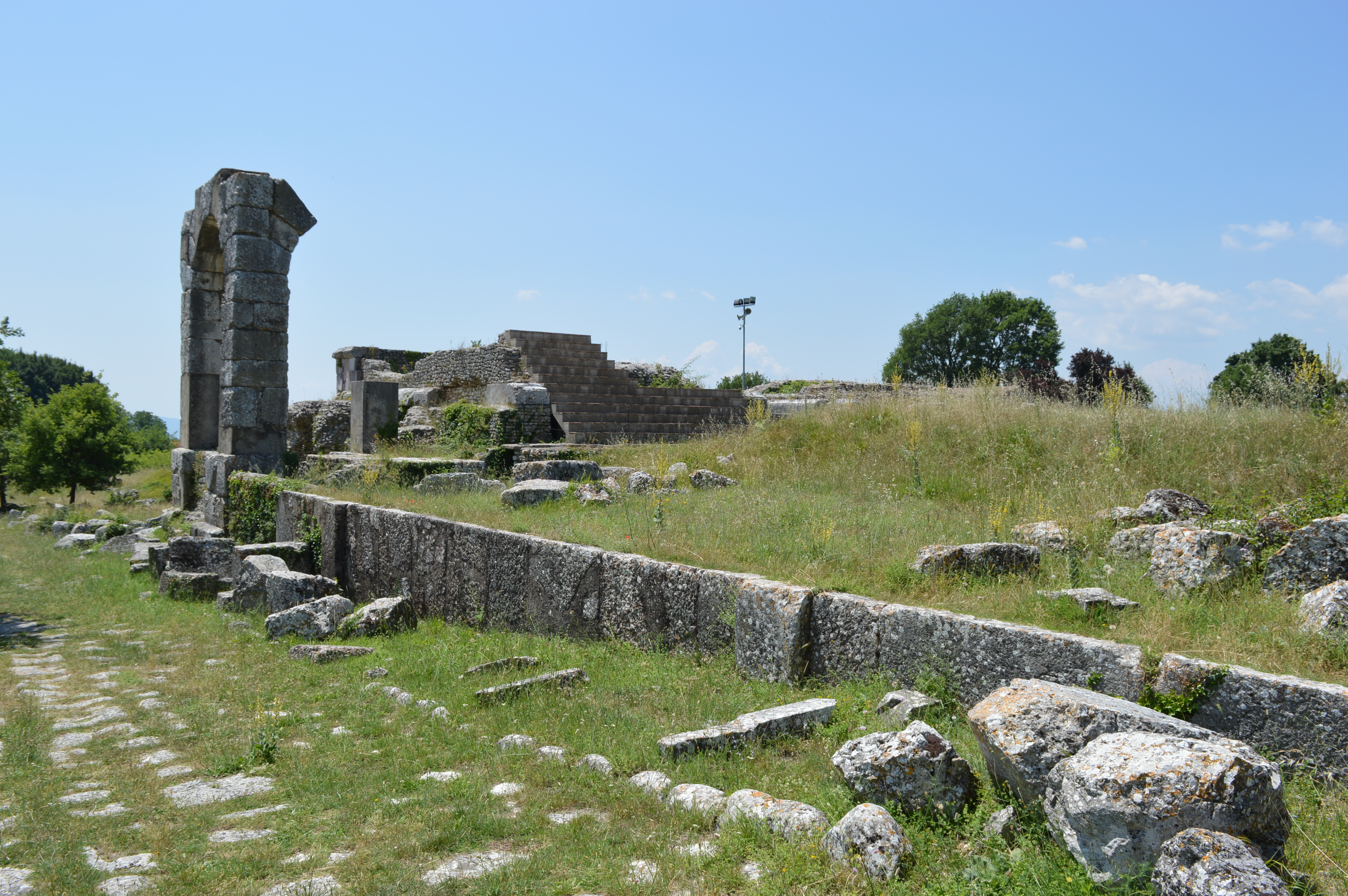Carsulae Roman Ruins in Umbria, Italy