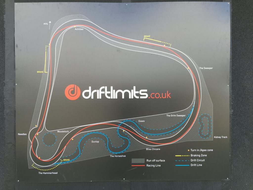 Drift Limits driving experience track