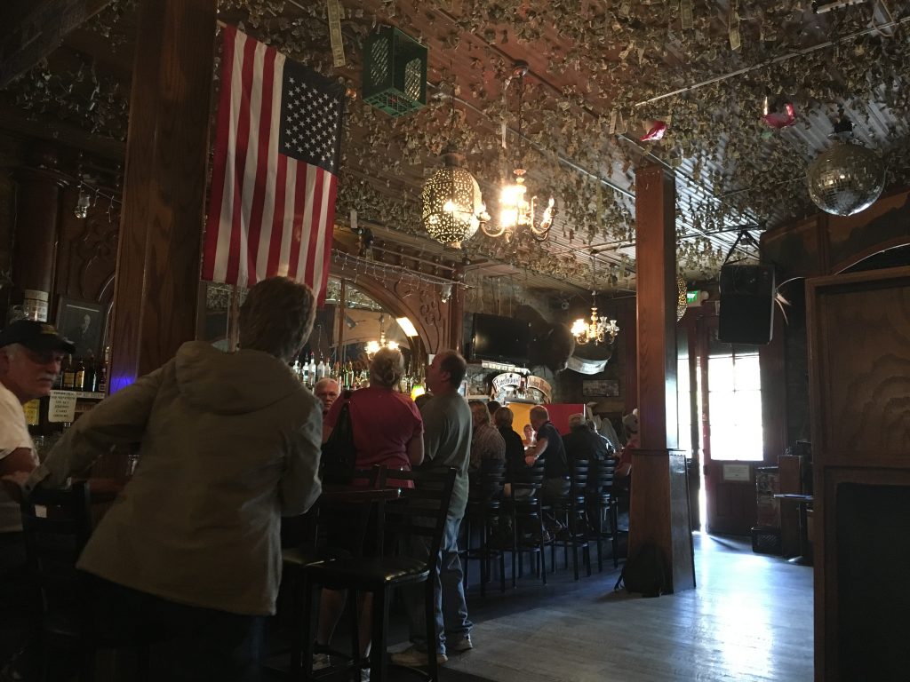 The bar Iron Door Saloon California