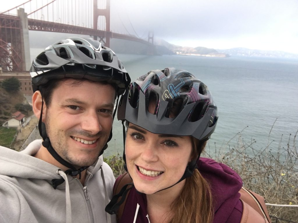 At the Golden Gate Bridge
