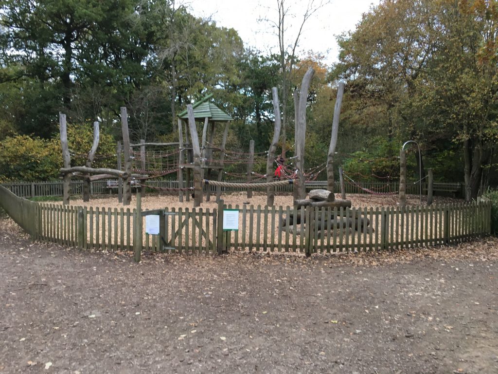 Childrens play area at Salcey Forest