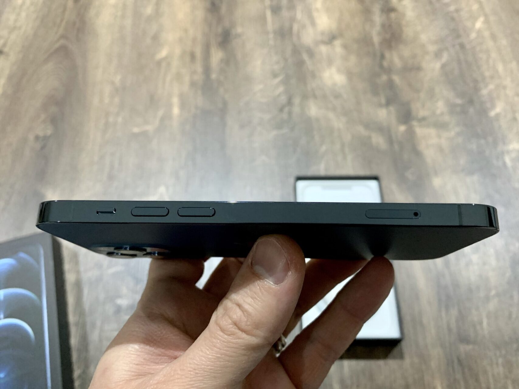 iPhone 12 Pro side buttons